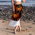 thumbnail image 6 of Pumpkin Stylish Chiffon Summer Dress with Polyester Straps for Women's Beach Dresses, 6 of 6