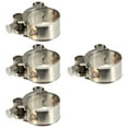 thumbnail image 2 of PAMINGONO T-Bolt Hose Clamp Silver Pipe Strap Clamps 4Pcs 1.97X1.77In, 2 of 10