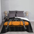 thumbnail image 6 of XMXT Flannel Throw Blanket for Couch, Beer Drinking Skeleton Bed Sofa Decor Blankets for Home Bedroom, 40 x 30 inches, 6 of 9