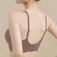 thumbnail image 5 of AINIYS Secure Fit Bra for Women Wireless Seamless Soft Cup Bra Bralette Lightweight T-Shirt Bra Breathable Everyday Bras Coffee M, 5 of 8