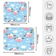 thumbnail image 4 of Cows Milk Pattern Drying Dish Mat Quick Drying Absorbent Soft Durable for Kitchen 18" x 24", 4 of 10