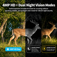 thumbnail image 3 of Conico 4G LTE Cellular Trail Camera, Solar Powered Game Camera, 4MP PTZ 360° Deer Camera, No WiFi, 3 of 10