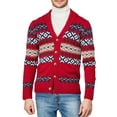 thumbnail image 4 of H2H Mens Casual Slim Fit Knitted Thermal Cardigan Sweaters Unique patterned (CMOCAL064), 4 of 6