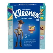Kleenex Trusted Care Everyday Facial Tissues, 3 Flat Boxes (432 Tissues Total)