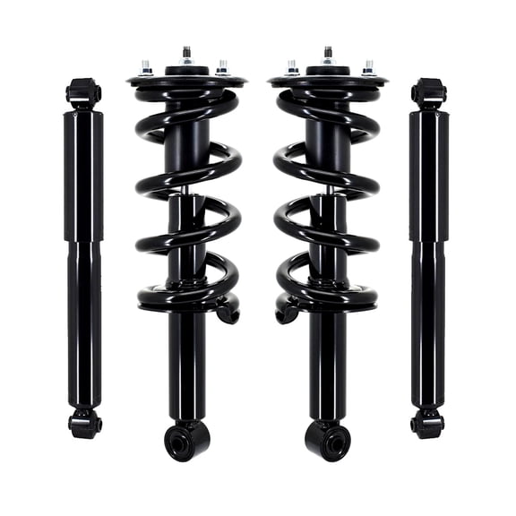 Set 4 Front Quick Complete Strut-Coil Spring-Rear Shock Absorber For 2012-2021 Nissan NV1500