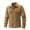 Yellow, variant on Aueoeo Men's Long-Sleeve Fleece Shirt Jacket Men's Fashion Casual Solid Color Pockets Buttons Long Sleeve Outwear Coat Jacket on Clearance