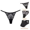 thumbnail image 6 of Women's Floral Lace Trim Underwire Bra Everyday Bra and Panty Set, 6 of 6