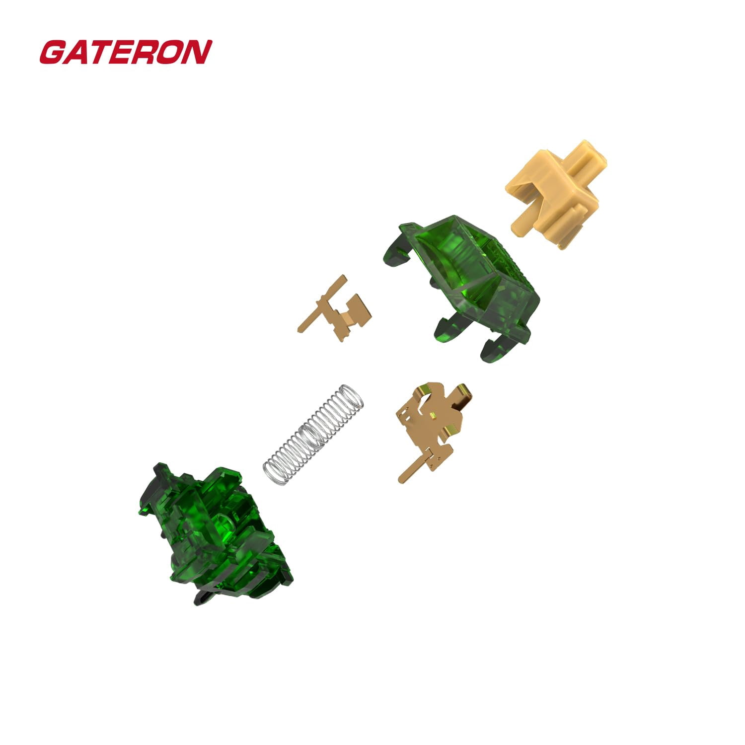 GATERON Beer Keyboard Switches, Tactile Pre Lubed 5 Pins 50gf for MX Mechanical Gaming Keyboard Key Switches(35PCS)