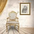 thumbnail image 3 of Brissonnet, Daphne 15x18 Gold Ornate Wood Framed with Double Matting Museum Art Print Titled - Beautiful Owls III Vintage, 3 of 4