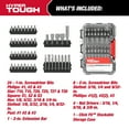 thumbnail image 2 of Hyper Tough 37-Piece Screwdriver Bit Set Click Fit™ Case, 30143CF, 2 of 13