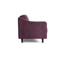 thumbnail image 4 of Sofá Cama Makora Ilios Con Memory Foam, Color Morado, Velvet Respaldo Reclinable De 3 posiciones., 4 of 8