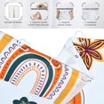 thumbnail image 6 of Autumn Pumpkin Shower Curtain, Cute Rainbow Fall Leaves Bathroom Curtain for Boys Girls Bathtub Decor Waterproof Fabric Machine Washable with 12 Hooks, 6 of 6