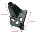 thumbnail image 2 of 2PCS Black ABS Rear LED Taillight Bracket Holder For Jeep Wrangler JL 2018 2019, 2 of 5