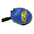 thumbnail image 1 of S SERENABLE Zipper Table Tennis Racket Paddle Carry Bag Case & Hand Loop - Lightweight Yellow, 1 of 9