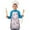 Pink Cartoon Unicorn, variant on Dark Cartoon Unicorn Pattern Kids Aprons for Girls and Boys,Adjustable Neck Strap Toddler Aprons for Kids Cooking Baking