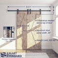 thumbnail image 2 of EcoNesxp J ft.DetaiInstallation ft. Double Barn Door Hardware Kit, 2 of 5