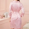 thumbnail image 5 of Pntutb Womens Plus Size Clearance Satin Silk Pajamas Women Nightdress Lingerie Robes Underwear Sleepwear Pink S, 5 of 5