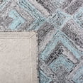 thumbnail image 6 of SAFAVIEH Abstract Paxton Geometric Area Rug, Gray/Turquoise, 6' x 6' Square, 6 of 10