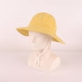 thumbnail image 4 of Jamicy Baby Girls Sun Hat Wide Brim UPF 50+ Adjustable Strap Baby Cute Sun Hat with Sun Protection Sunshade Hat, 4 of 6
