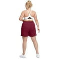 thumbnail image 2 of Aiyino Women's Plus Size Running Shorts Casual Summer Athletic Workout Shorts High Waisted Gym Yoga Lounge Shorts Pants L-5X, 2 of 6