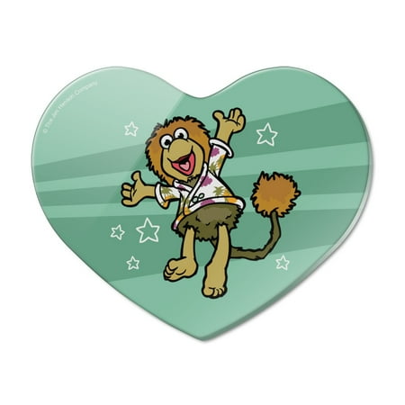 

Wembley Leaping with Joy Fraggle Rock Heart Acrylic Fridge Refrigerator Magnet