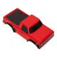 thumbnail image 2 of Carcasas de carrocería para coche RC, distancia entre ejes de 125 mm, resistencia a los golpes, accesorios RC para vehículo de orugas Axial SCX24 1:24, color rojo, 2 of 14