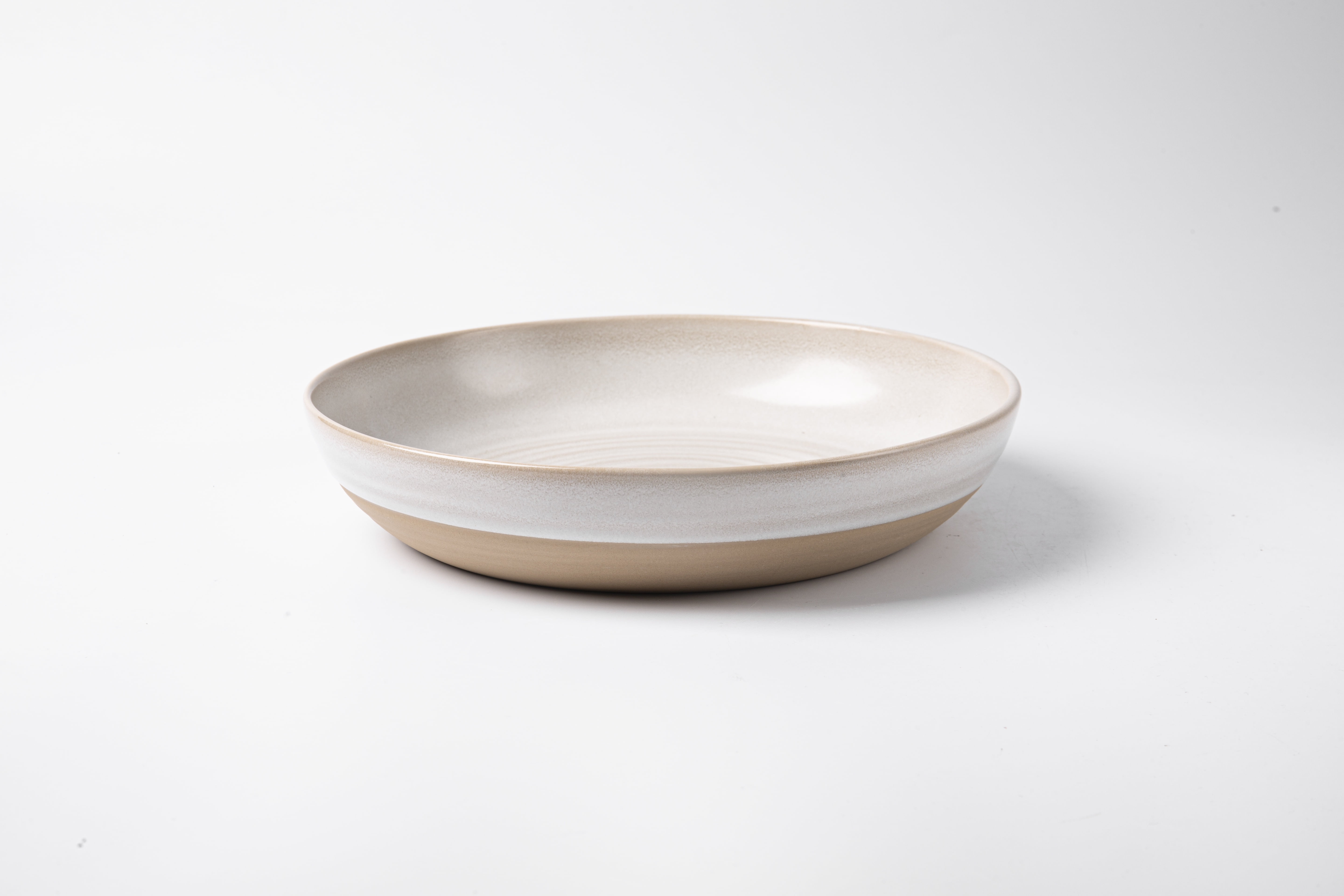 Better Homes & Gardens-Collins Cream Stoneware Round Dinner Bowl