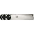 thumbnail image 3 of Stainless Steel Polished Black Cz 4mm Band (Size 5) Made In China sr523-5, 3 of 5