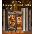 thumbnail image 4 of Book Nook Kit, DIY Miniature Magic Series 3D Wooden Puzzles with LED Lights for Adults and Teens, Gifts for Family, Friends(Magic Wand Shop), 4 of 6