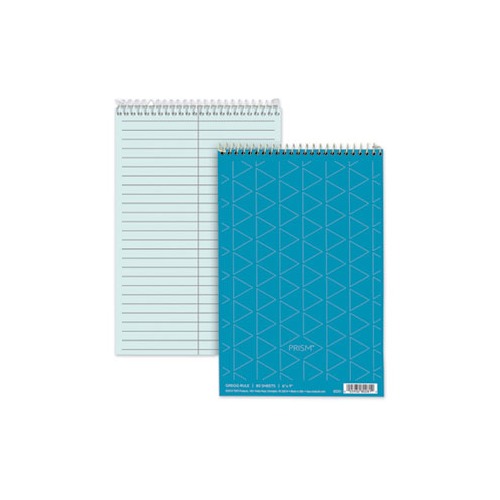 Prism Steno Books Gregg Rule, 6 x 9, Blue, 80 Sheets, 4/Pack