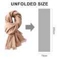 thumbnail image 2 of Chales para mujer, bufanda para boda, bufandas grandes de invierno, chales y chales suaves para vestidos de noche, 70*200cm, 2 of 7