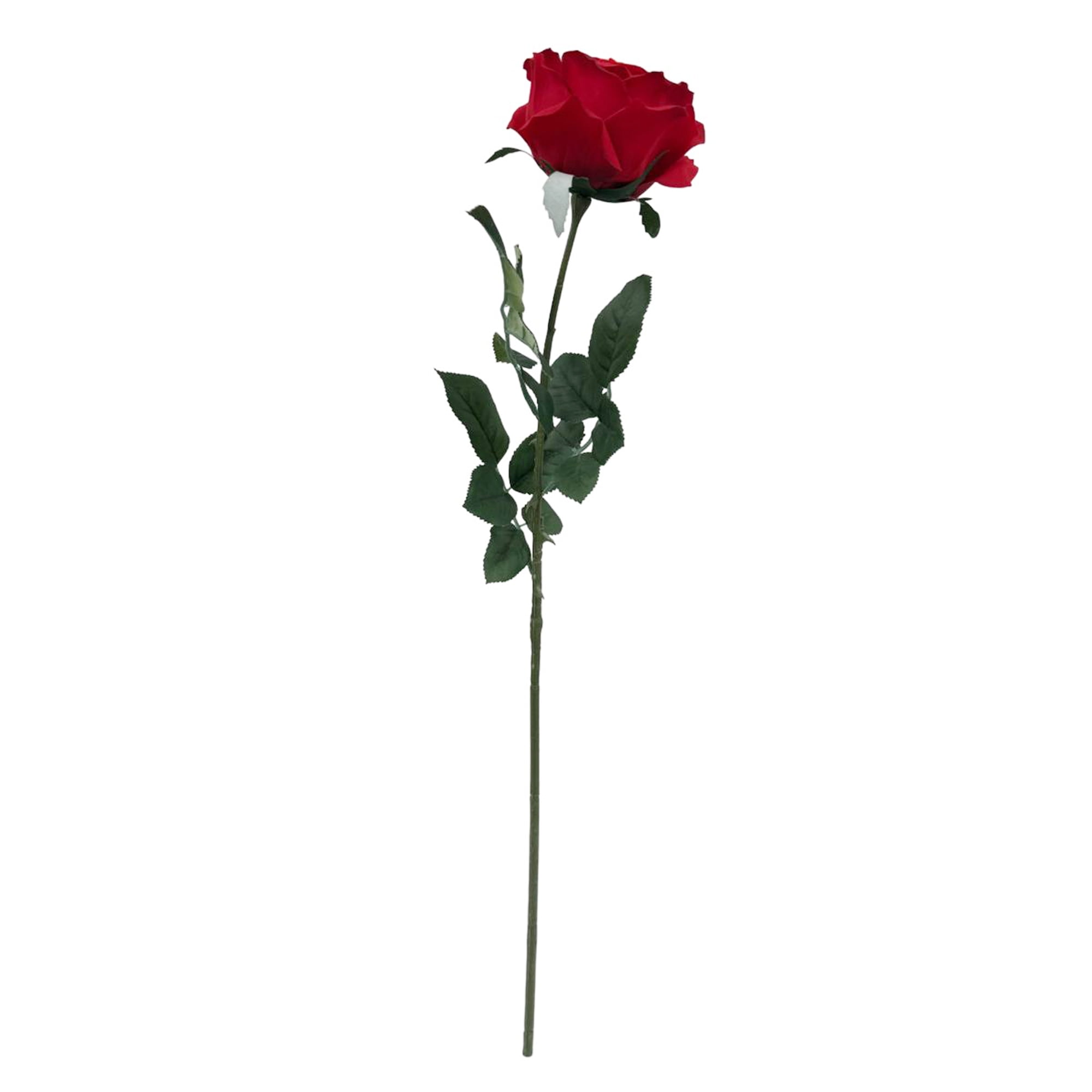 Mainstays 29 in Artificial Blooming Red Rose Indoor Stem Set of 12