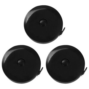 EeaseCA 3Pcs Règles de mesure rétractables Bande de mesure Mini Mesure de bande ronde
