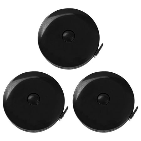 

3Pcs Retractable Measuring Rulers Measuring Tape Mini Round Tape Measure