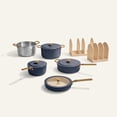 thumbnail image 1 of Our Place Essentials Cookware Set (11 piece) A non-toxic nonstick set with organized storage Blue Salt, 1 of 1