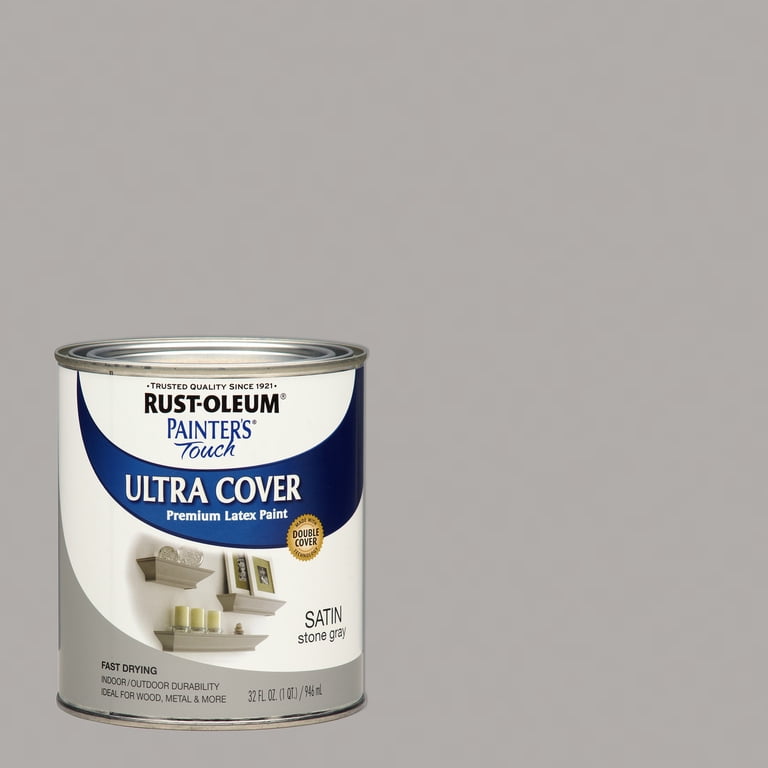 Rust-Oleum Painter's Touch Ultra Cover, Stone Gray, 2 Quarts photo 1