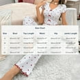 thumbnail image 3 of Fewfanhot Pajamas for Women Set Valentines Day Cute Women Love Heart Print Two-Piece Set for Sleepwear, 3 of 6