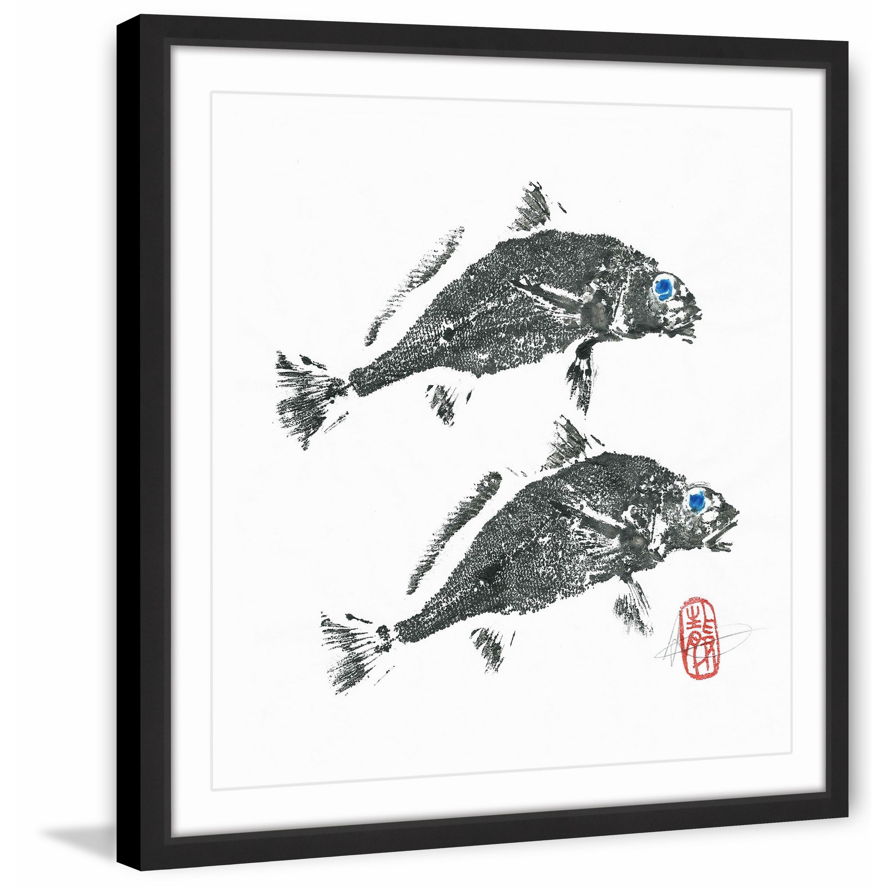 "Let's Go Together" Framed Painting Print
