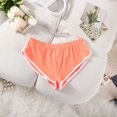 thumbnail image 2 of SWSMCLT Women's Autumn Shorts Athletic Cheeky Jogger Jogging Short Yoga Shorts Yoga Pants Breathable Comfy Orange 4-6, 2 of 5