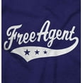 thumbnail image 2 of Free Agent Sports Team Fanatic Club Men's Graphic T Shirt Tees Brisco Brands X, 2 of 5