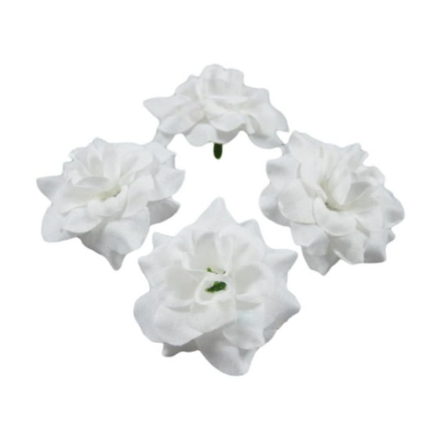 50pcs/set Stunning Bouquets With Soft Texture And Realistic Appearance Natural Looking Fiber Wide Application DIY White 4.5cm 1Set