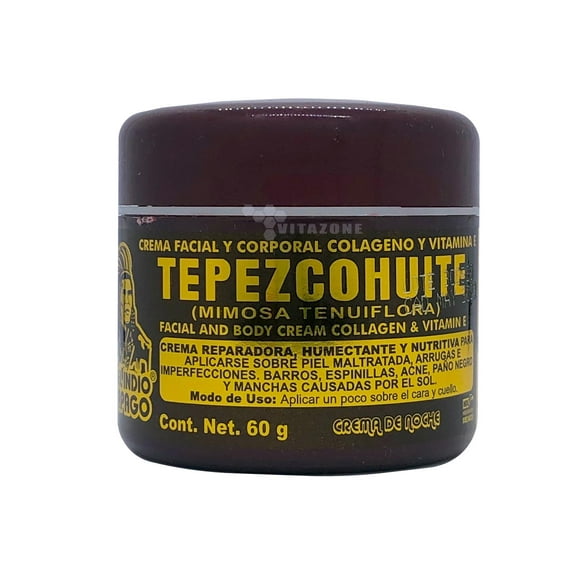 Crema DE Tepezcohuite para la noche 60 grs INDIO PAPAGO INDIOTEPEZCOHUITENOCHE