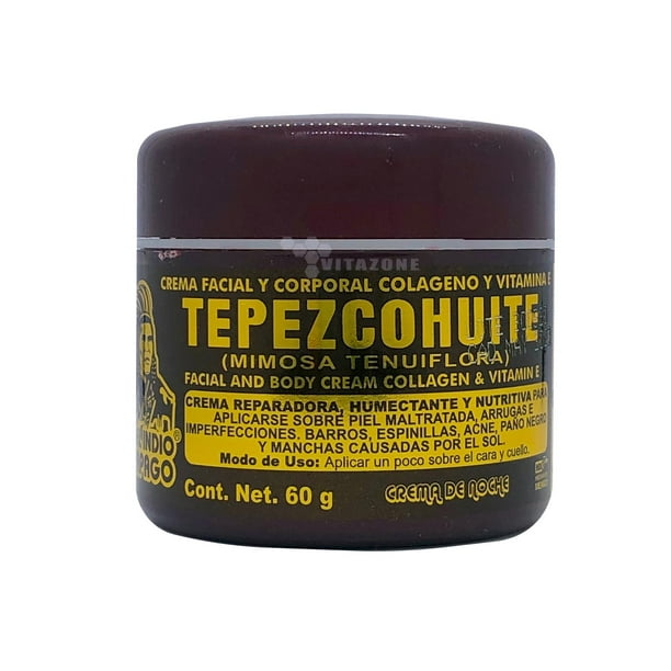 Crema DE Tepezcohuite para la noche 60 grs INDIO PAPAGO INDIOTEPEZCOHUITENOCHE