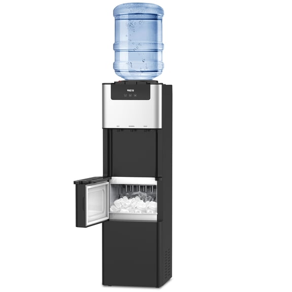 VECYS Water Dispenser with Ice Maker 3 5 gal, 27LBS Daily Ice & Child Lock