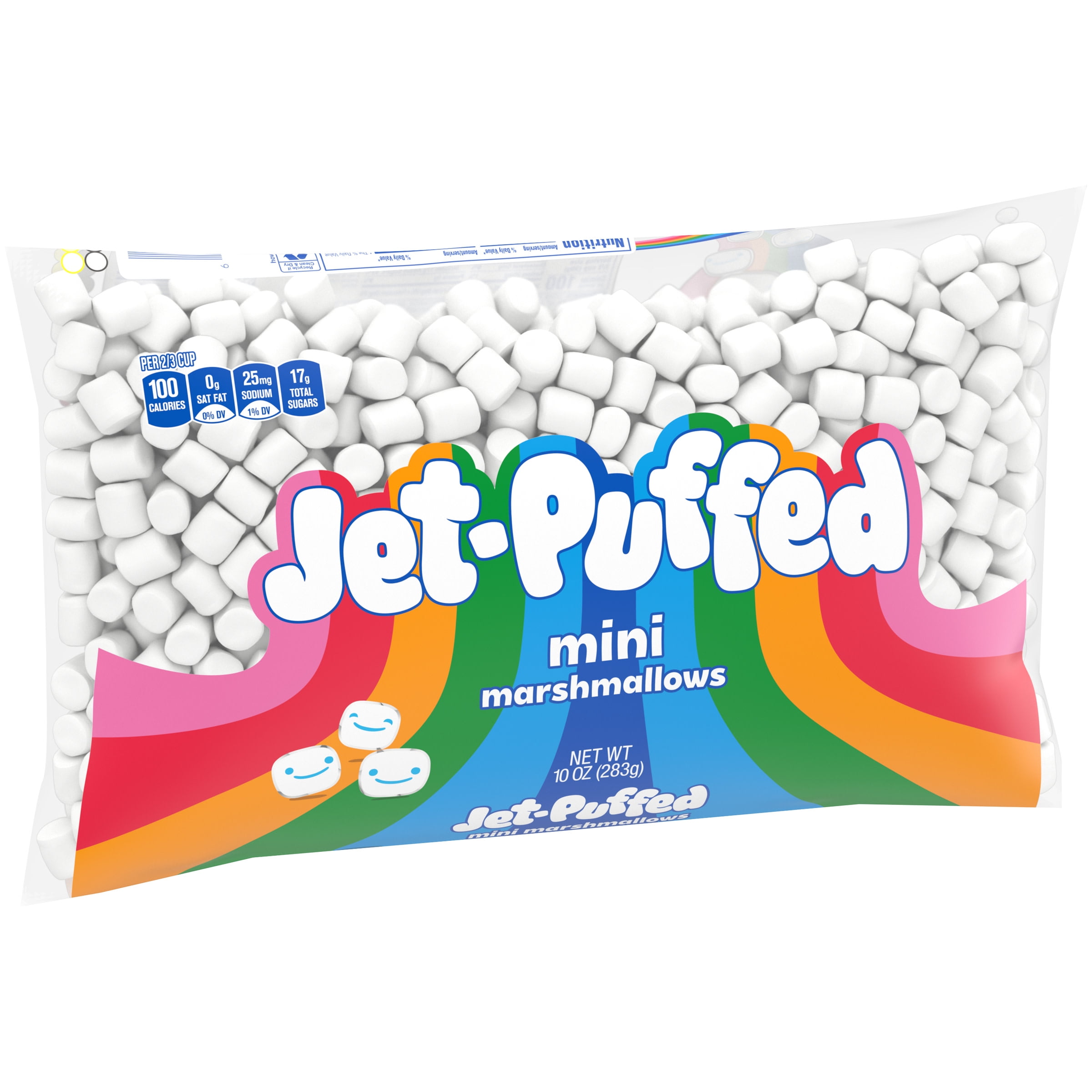 Jet Puffed Miniature Marshmallows 10 Oz Bag Walmart Walmart