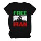 thumbnail image 4 of Tops de Cuello Alto para las Mujeres de la Carta de la Moda Impresa Blusas de Manga Corta, Camisas Casuales Suaves con Cuello Triple 弹性 Ajuste, Camiseta de Suéter de Uso Diario, 4 of 5
