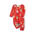 thumbnail image 3 of Matching Christmas Pajamas for Family Winter Long Sleeve Cartoon Print Hooded Romper Zip Up Jumpsuits, 3 of 10