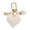 Hollow pearl love, variant on Modern Heart Designs Keychain Stylish Alloy Rose Heart Keychain With Pearls Keyring Charm For Stylish Accessories
