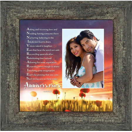 Framed Poem for a Couple to Celebrate their Anniversary, Gift for Parents, 10x10 6317