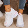thumbnail image 2 of Willtoo Womens Orthopedic Shoes Chunky Lace Up Casual Sneakers Round Toe Orthopedic Platform Shoes Nop Slip Trendy Athletic Footwear, 2 of 6